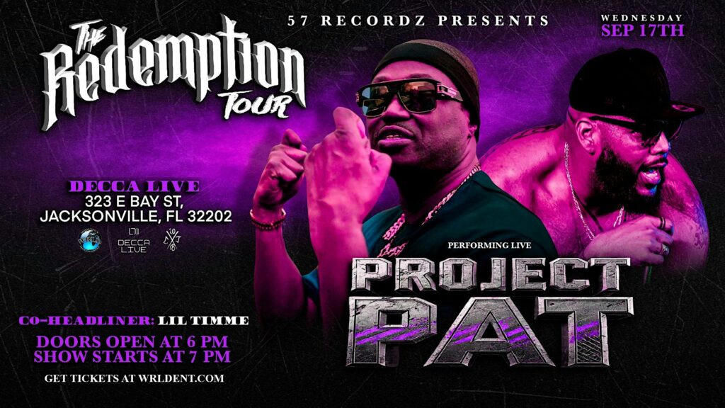 Project Pat - The Redemption Tour '25 at DECCA Live | Wednesday