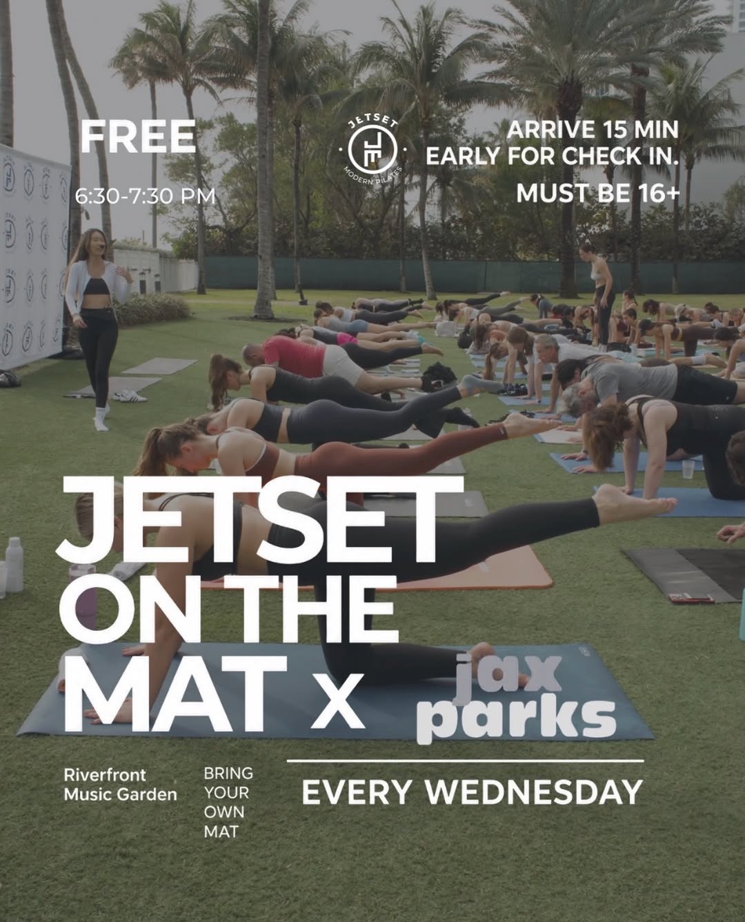 JETSET Pilates at the Riverfront Music Garden