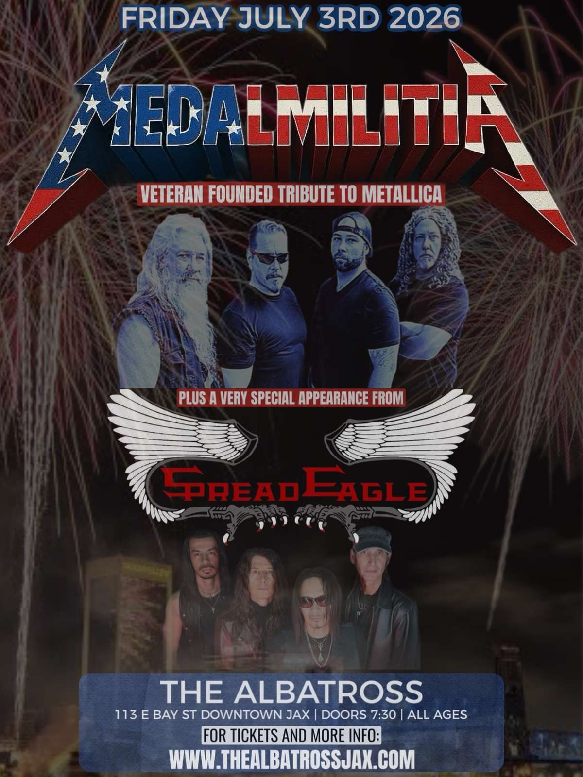MEDAL MILITIA: METALLICA TRIBUTE, SPREAD EAGLE