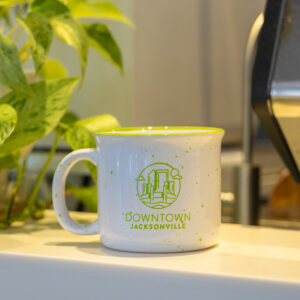 Green DTJax Ceramic Mug